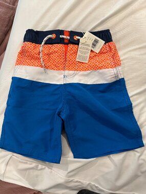 Mini Boden boys swim trunks